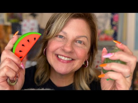 ASMR | Over 10 Fruit-Inspired Triggers | Ft. Watermelon, Orange, Lemon, Strawberry & Dragon Fruit 🍉🍓