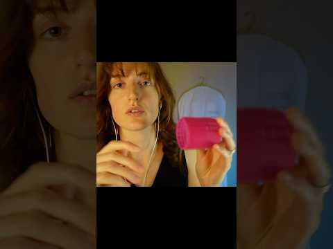 ✨ relaxing curler application #asmrshorts #asmr #asmrhair #asmrsoftspeaking #asmrroleplay