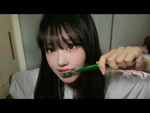 양치 ASMR😬🪥  |  Toothbrushing sounds 