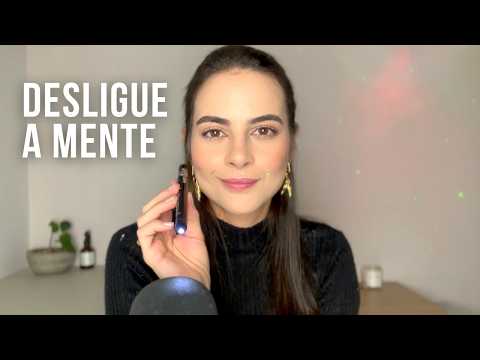 ASMR Clínica do Sono para Mente Acelerada 🌙 Vou Te Ajudar a Desligar e Dormir | Técnicas Reais