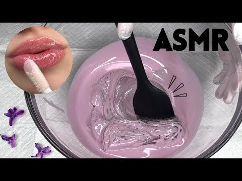 [ASMR] Making Pastel Purple Lip Oil | Small Business