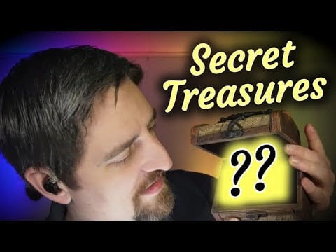 ASMR Secret Treasure Chest 👑 Whisper  #Binaural #SleepAid