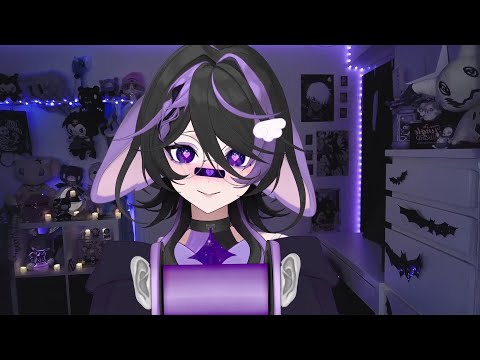 LIVE vtuber asmr 💜 bunny girl makes you feel eeeeeextra cosy tonight 🐰✨ !socials