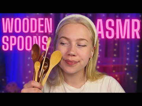 ASMR Various wooden spoons 🥄 | #asmrminuha #asmr