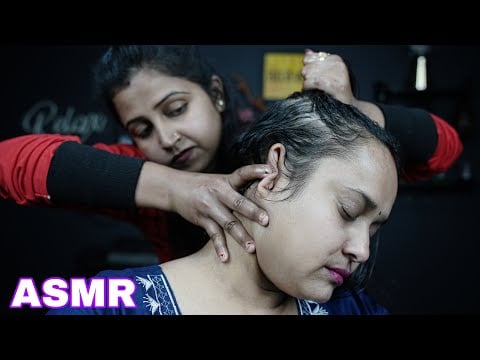 Relax Your Mind And Relax Your Soul | ASMR Indian Girls Head Massage For Deep Sleep