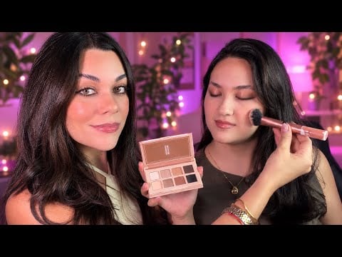 ASMR APLICADO: Fazendo Sua Maquiagem Até Você Dormir 💄😴