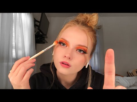 ASMR ~ AUTUMN MAKEUP TUTORIAL 🍁🍂💄