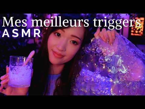 Mes meilleurs triggers ASMR par catégorie 💙 Tapping, sticky, lid sounds, soupes ASMR... etc.