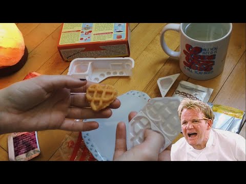 Chill ASMR. Making Waffle Popin Cookin.