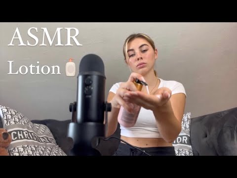 ASMR | HAND LOTION🧴 & SOUNDS | moisturizer | wet noises 🧼 clap | first special guest [German]