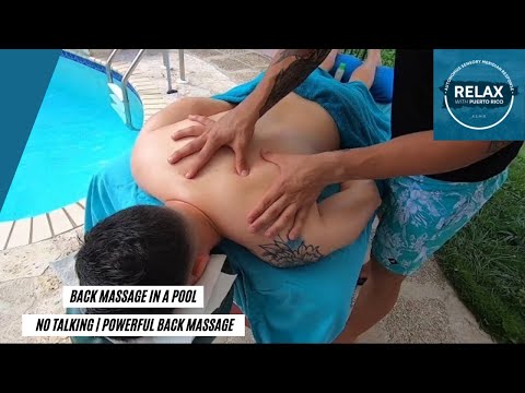 Back Massage | Poolside Water Sounds | Deep Relaxation Session