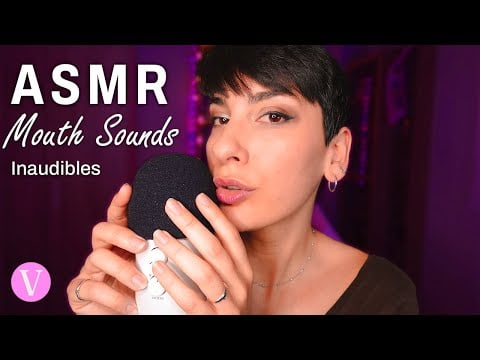 ASMR - MOUTH SOUNDS + INAUDIBLE - Cosquillas intensas