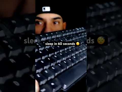 SLEEP 😴 IN 60 SECONDS #asmr #shorts #short #shortvideo #fyp