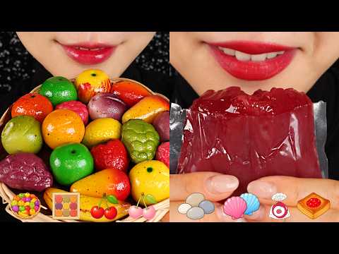 FRENCH DESSERT ASMR FRENCH PASTRY, FRENCH JELLY EATING SOUND ASMR 🇫🇷