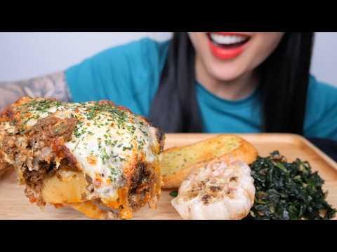 LASAGNA (ASMR EATING SOUNDS) NO TALKING | SAS-ASMR