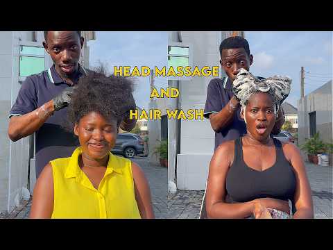 ASMR Scalp Massage & Hair Wash - Outdoor Edition