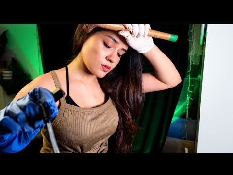 ASMR Mechanic Fixes Your Neck 🔧 | Neck Adjustment & Relaxation Roleplay 