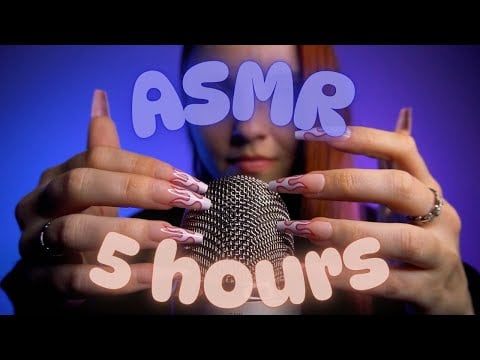 5 hours of best ASMR triggers (tapping, scratching, brushing, hand movements...)