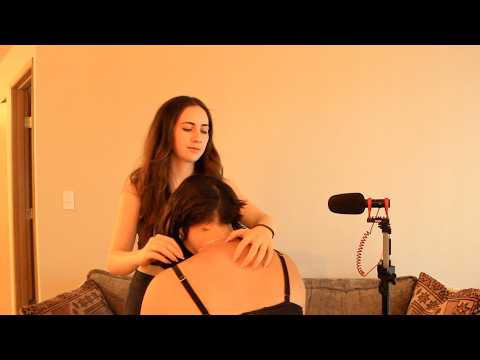 ASMR | BACK SCRATCH Massage Compilation, Back, Arms, Neck, Hair, Scalp & Head Tingles ✨ (No Talking)