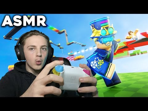 ASMR GAMING - Parcours Roblox (Bruit de bouche + manette)