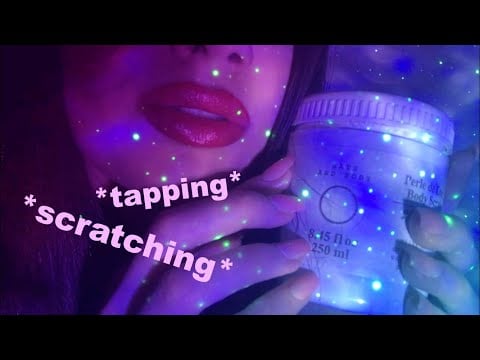 ASMR | Tapping and scratching objects for relaxation (Acrylic nails) | Close whispers ⚡️🦋