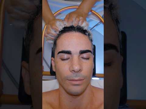 ASMR: Extremely Relaxing Thai Back Massage and Headspa for Deep Sleep #shorts