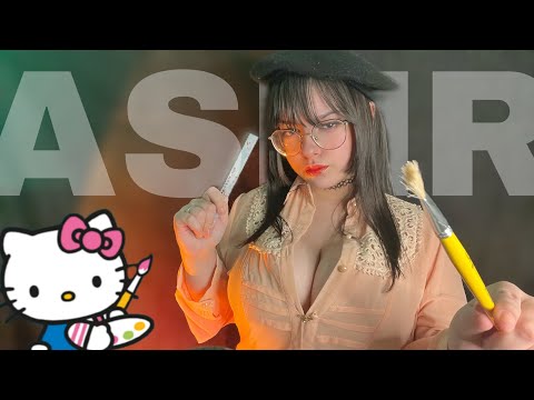 ASMR MAS EU SOU A SUA PROFESSORA 🎨