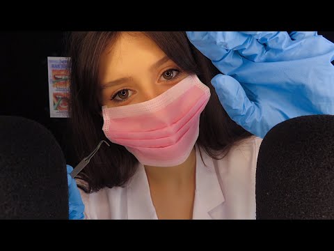 АСМР Триггерный ОСМОТР у СТОМАТОЛОГА 🦷 Ролевая Игра || ASMR Dentist RolePlay 🦷