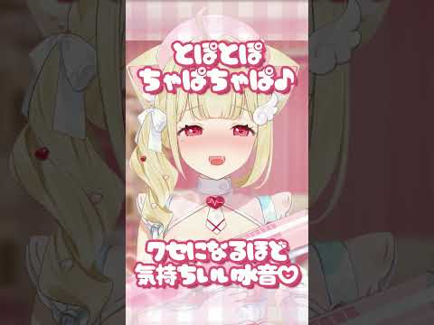 【ASMR】とぽとぽちゃぱちゃぱ♪一度聞いたら抜け出せない水音♡  #asmr #vtuber #囁き #バイノーラル #whispering #shorts