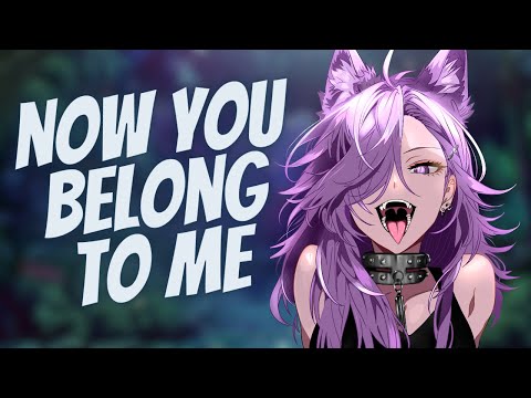 Wolf girl mafia boss hunts you and keeps you (F4A) [ASMR] [Sniffa] [Hairplay] [Tail brushies]