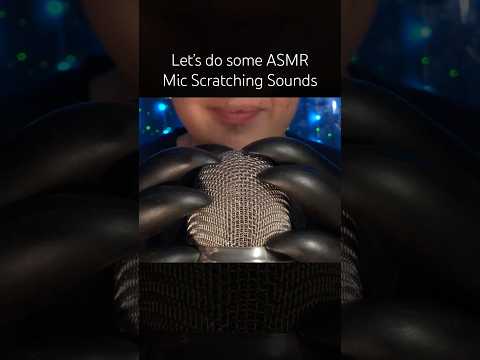 Let’s do some Mic Scratching Sounds! 🤍 #asmr