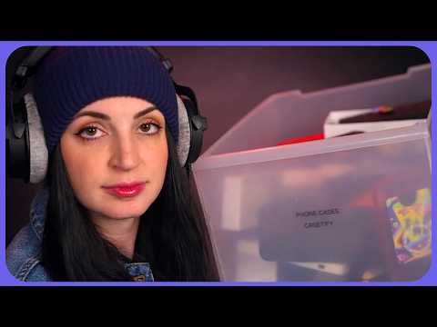 1.5 Minute ASMR | I have way too many phone cases...