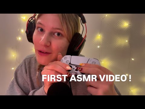 my first asmr video with some of my fav triggers 🫶🏻