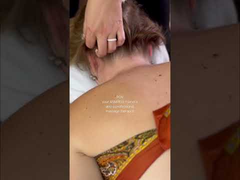 Sleepy ASMR Hairplay and Massage #asmr #brushingsounds #massagetherapy