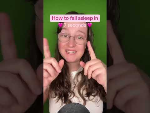 How to fall asleep in 7 seconds #asmr #asmrsounds #asmrrelax #asmrtingles #asmrsleep #relax