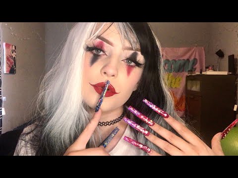 ASMR// long nail tapping, no talking, slight mic scratching