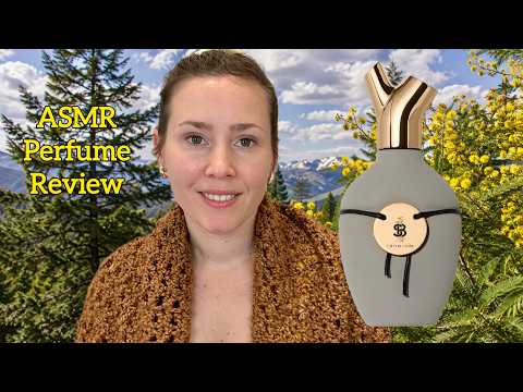 (ASMR) Perfume Review - Scents of Wood Calm in Cedar - Glass Tapping & Whispering