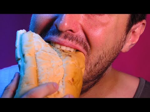 ASMR GiANT STUFFED SANDWICH Philly Cheese Steak 먹방