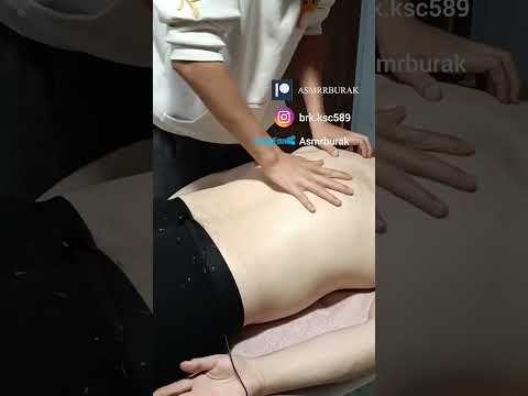 ENERGY MASSAGE THERAPY FOR BACK MUSCLES #satisfying #relaxing #asmr #shorts #massage