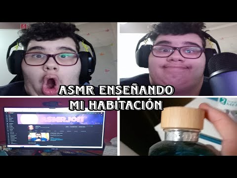 Hago ASMR en MI SETUP | ENSEÑANDO MI HABITACION 🤯🤩