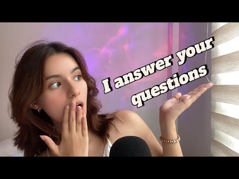 ASMR | 1K subscribers special Q&A!! 🥳 (Age, nationality, hobbies, etc...) | ENG/SPA