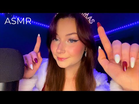 ASMR Doing Your Makeup 🎄☃️ Personal Attention, Mouth Sounds, Soft Whispers