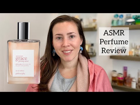 ASMR Perfume Review - Philosophy Summer Grace Glowing Sunset - Glass Tapping & Soft Spoken