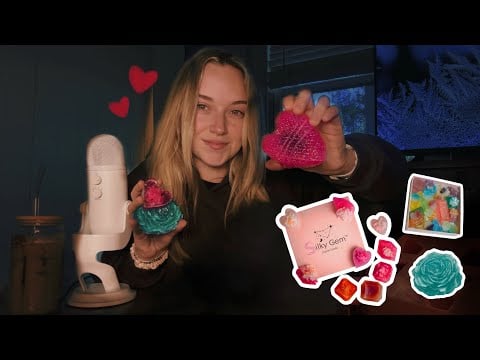 ASMR Trying Valentine’s Day Crystal Candies!💎💖