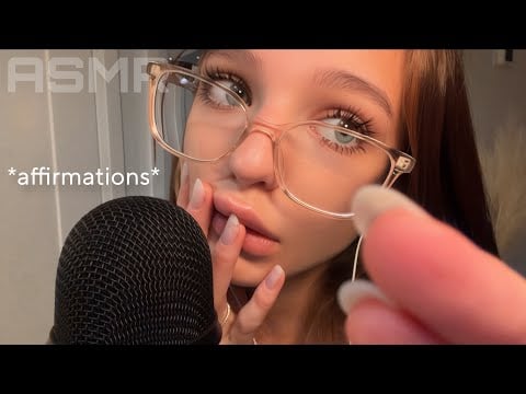 ASMR ☆ Hypnotic Spit Painting + Soft Affirmations
