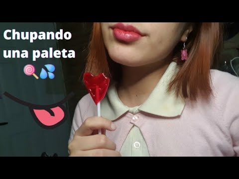 Asmr - Comiendo una paleta🍭💦