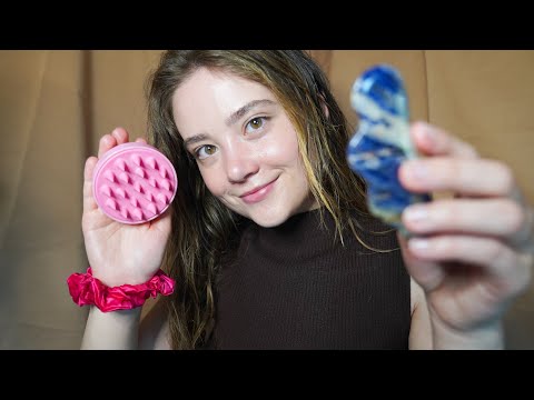 ASMR Relaxation For Moms 💖 Face & Scalp Massage, Personal Attention, Brushing