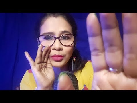 Asmr Mouth Sound And Hand Movement (fast and slow)🦋| Asmr Ghosal|