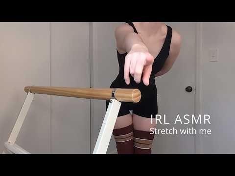 Stretch with me | Body Doubling | Stretching in legwarmers | Body Cracking and Popping made for ASMR