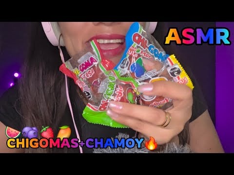 ASMR| CHILIGOMAS | SONIDOS PEGAJOSOS PARA DORMIR AL INSTANTE  #asmr #food #asmrsounds #eating 